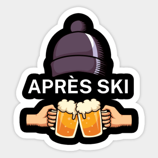 Après ski Sticker